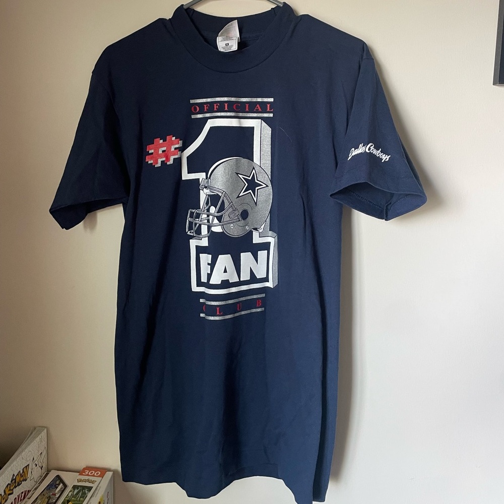 Vintage 90s Dallas cowboys #1 fan tee